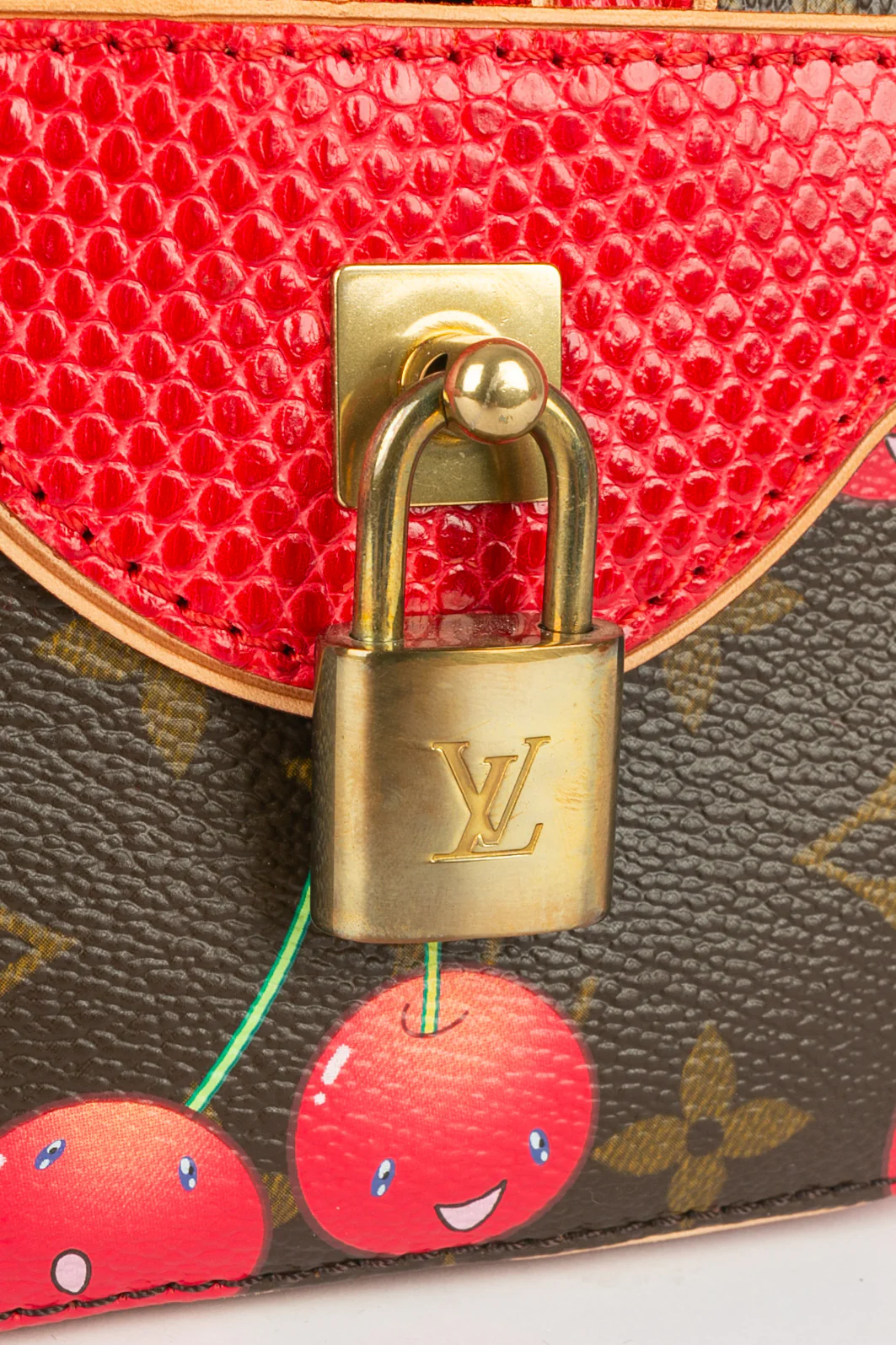 Sac Neo Deauville Cerises Louis Vuitton x Takashi Murakami 2005 édition limité – Image 8