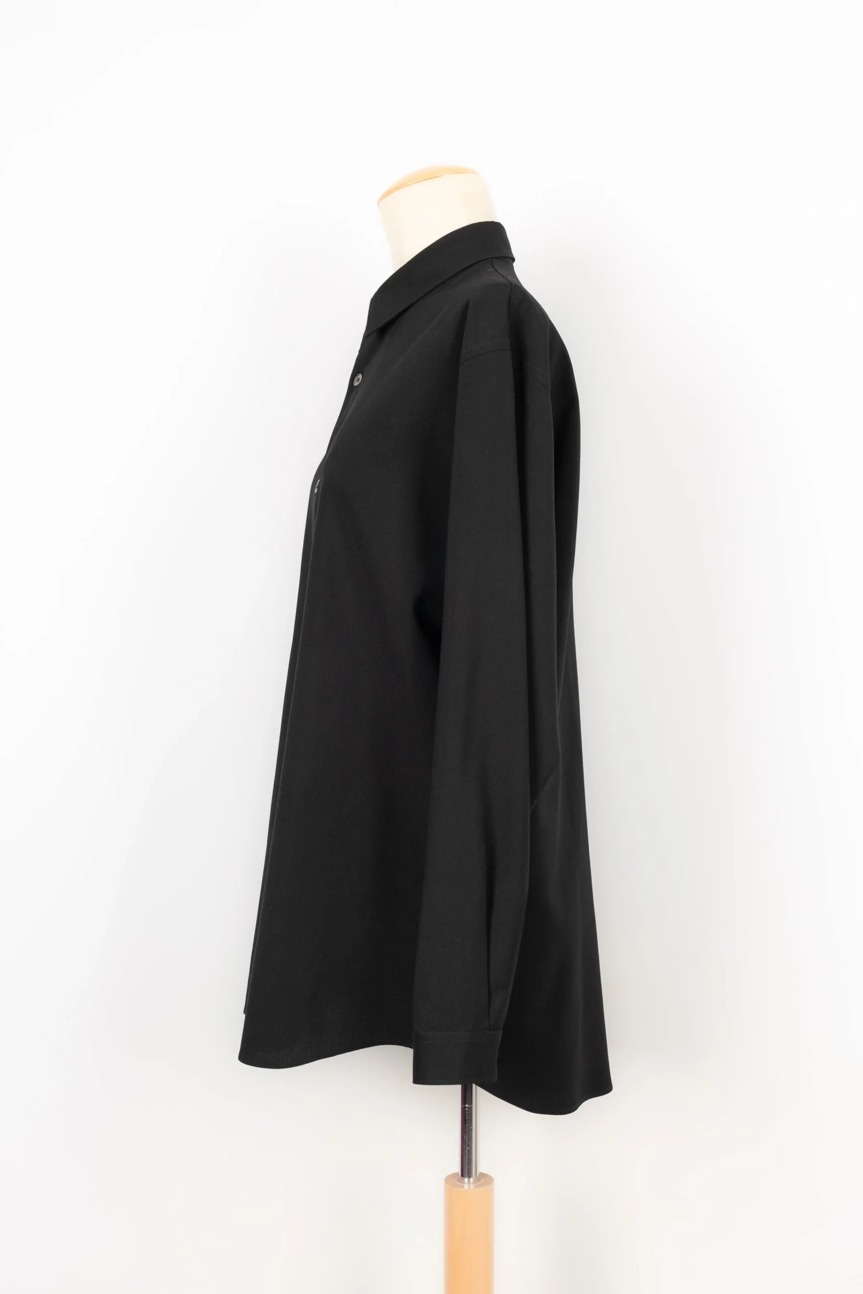 Chemise noire Yamamoto – Image 3