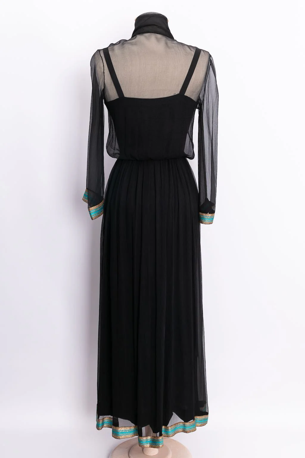 Robe en mousseline Jean Patou Haute Couture – Image 4