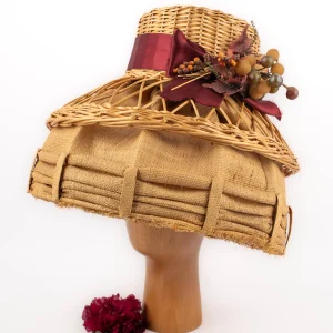 Chapeau en osier Marie Mercié