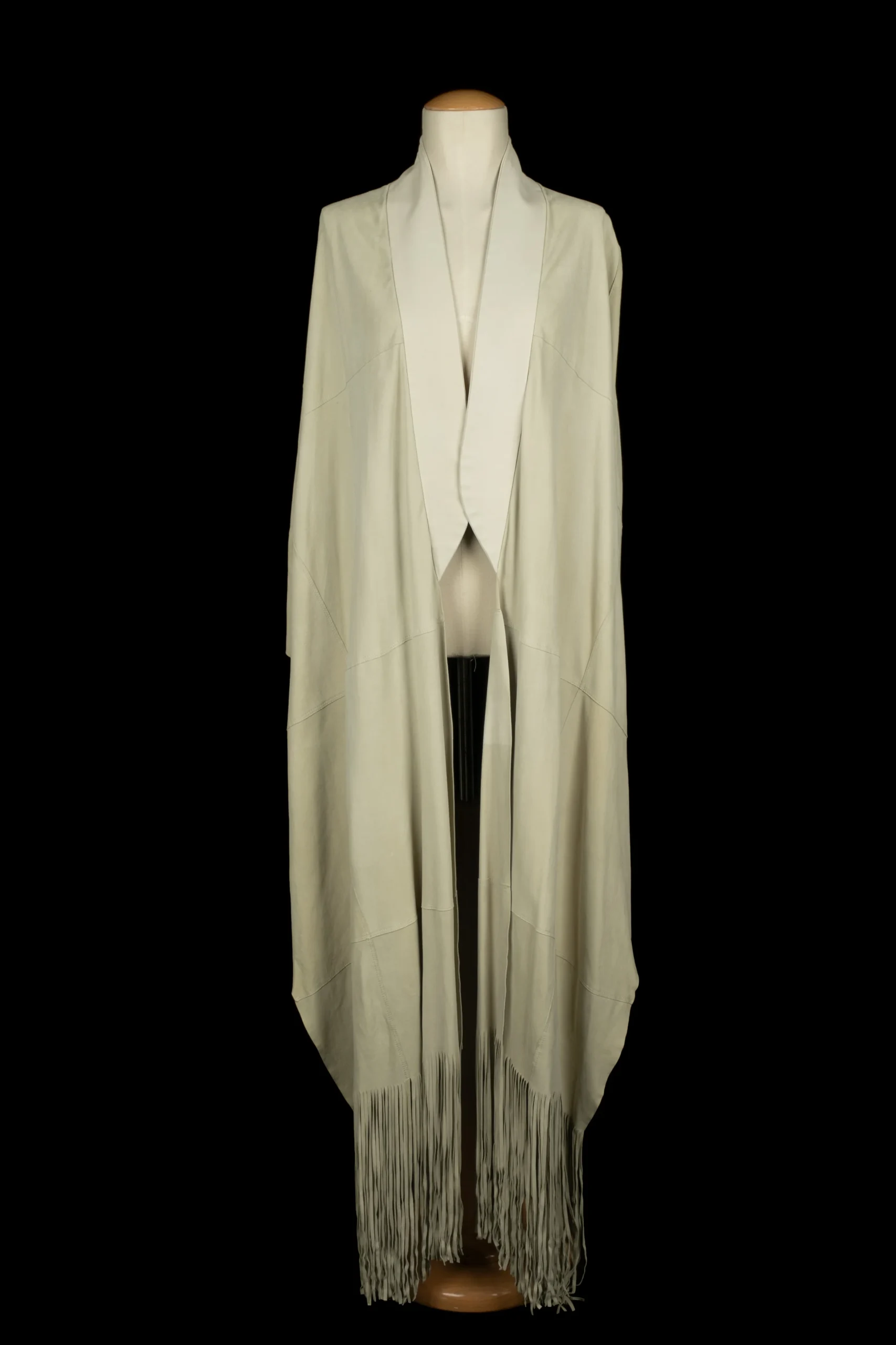 Cape en cuir Jean-Paul Gaultier