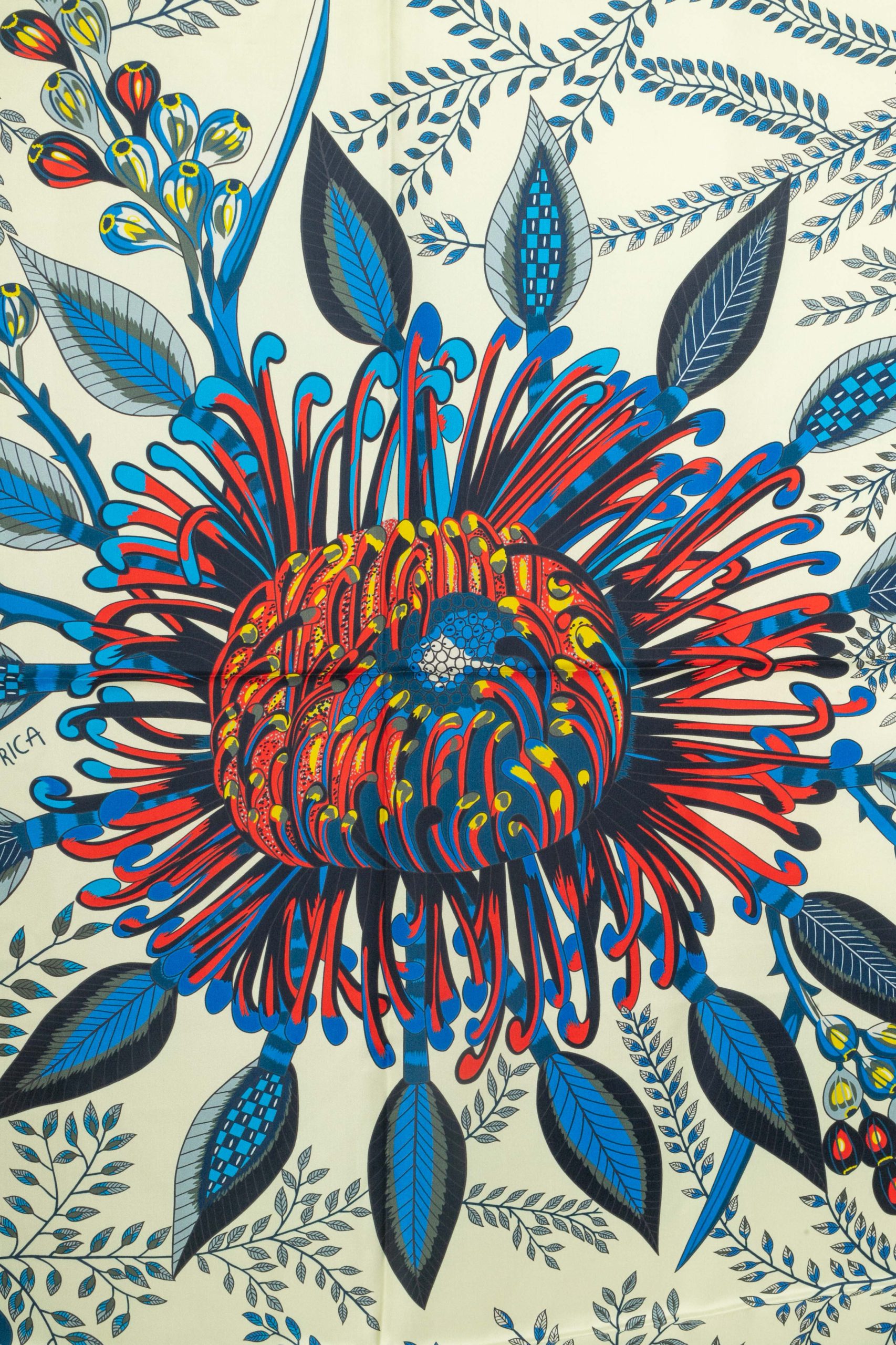 Foulard "Fleurs d'Afrique du Sud" Hermès – Image 7