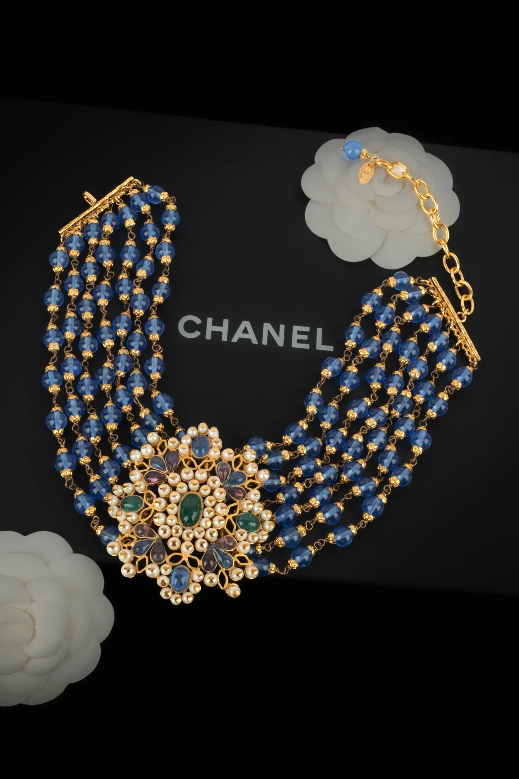 Collier court Chanel 1980's – Image 2