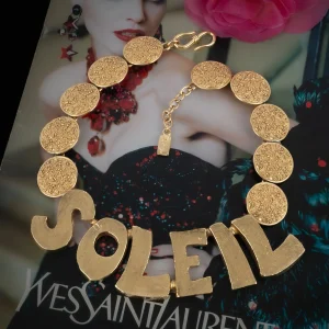 Collier "Soleil" Yves Saint Laurent 1988