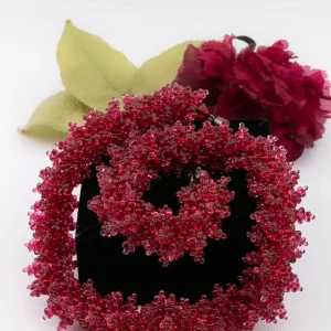 Collier en pâte de verre 1930s