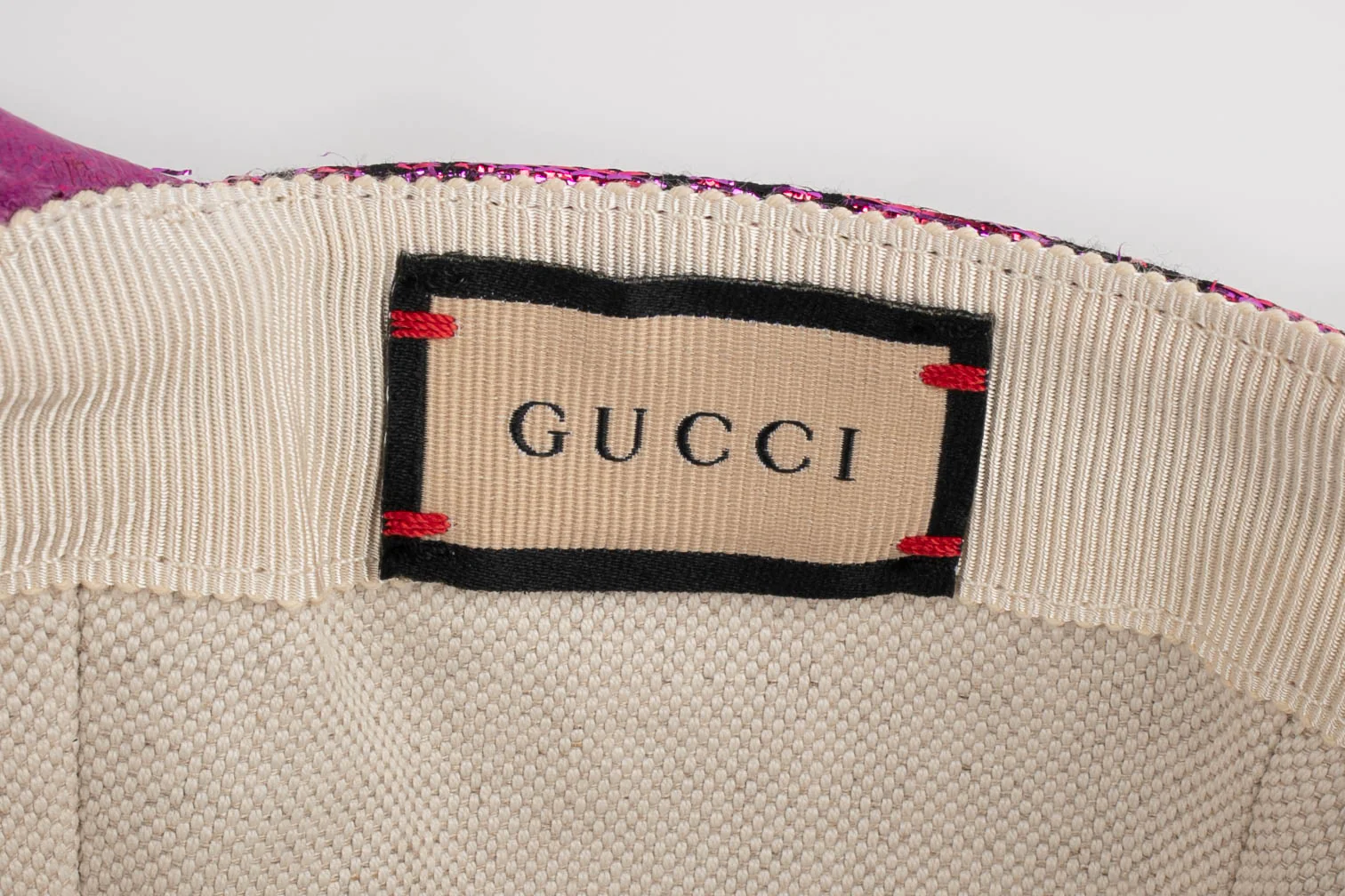 Casquette rose Gucci – Image 9