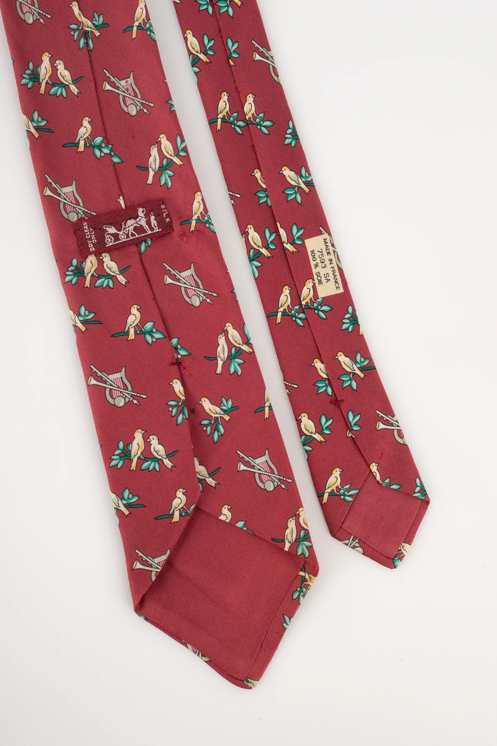 Cravate en soie Hermès – Image 7