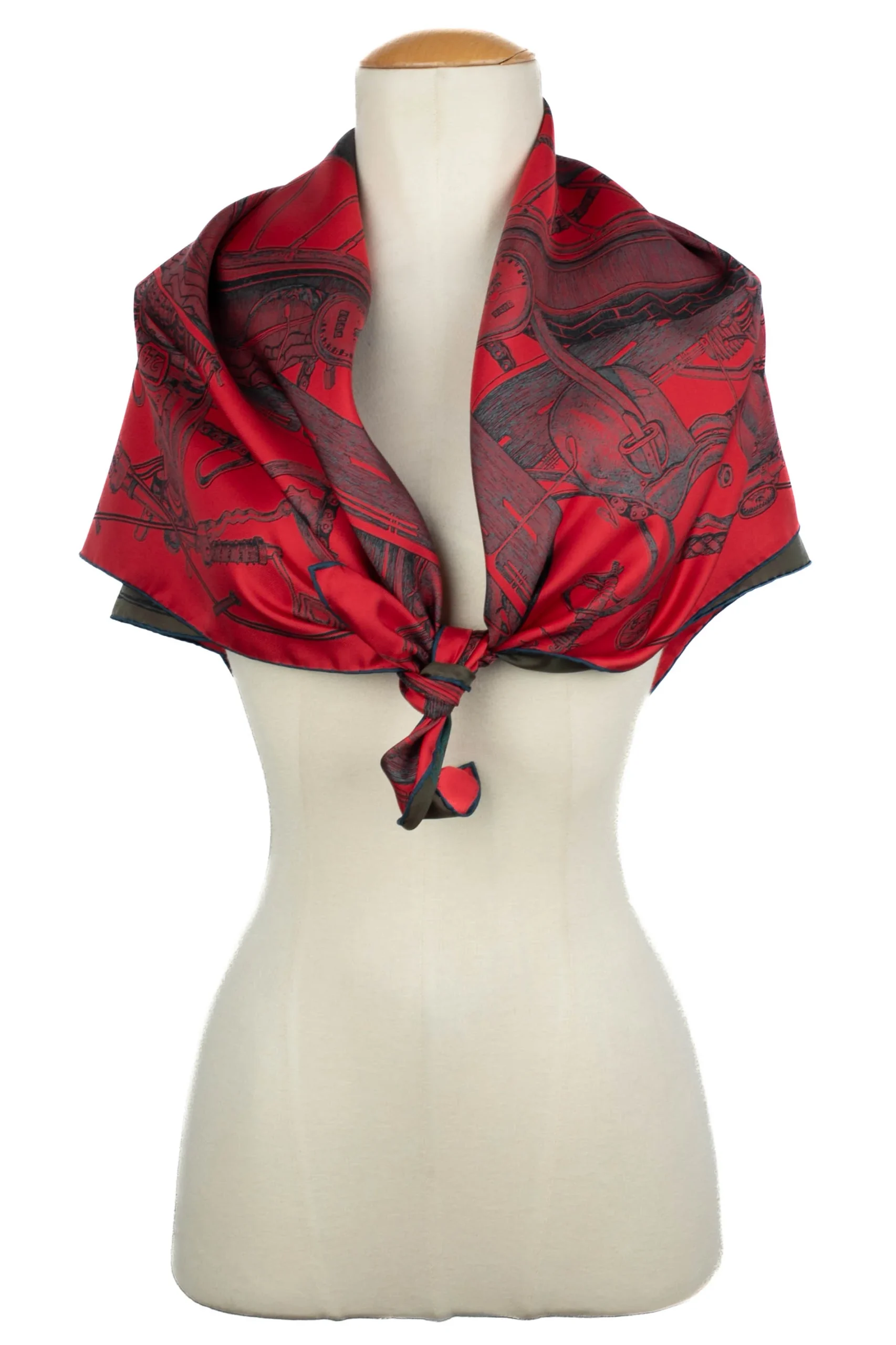 Foulard / Carré "Route 24" Hermès – Image 2