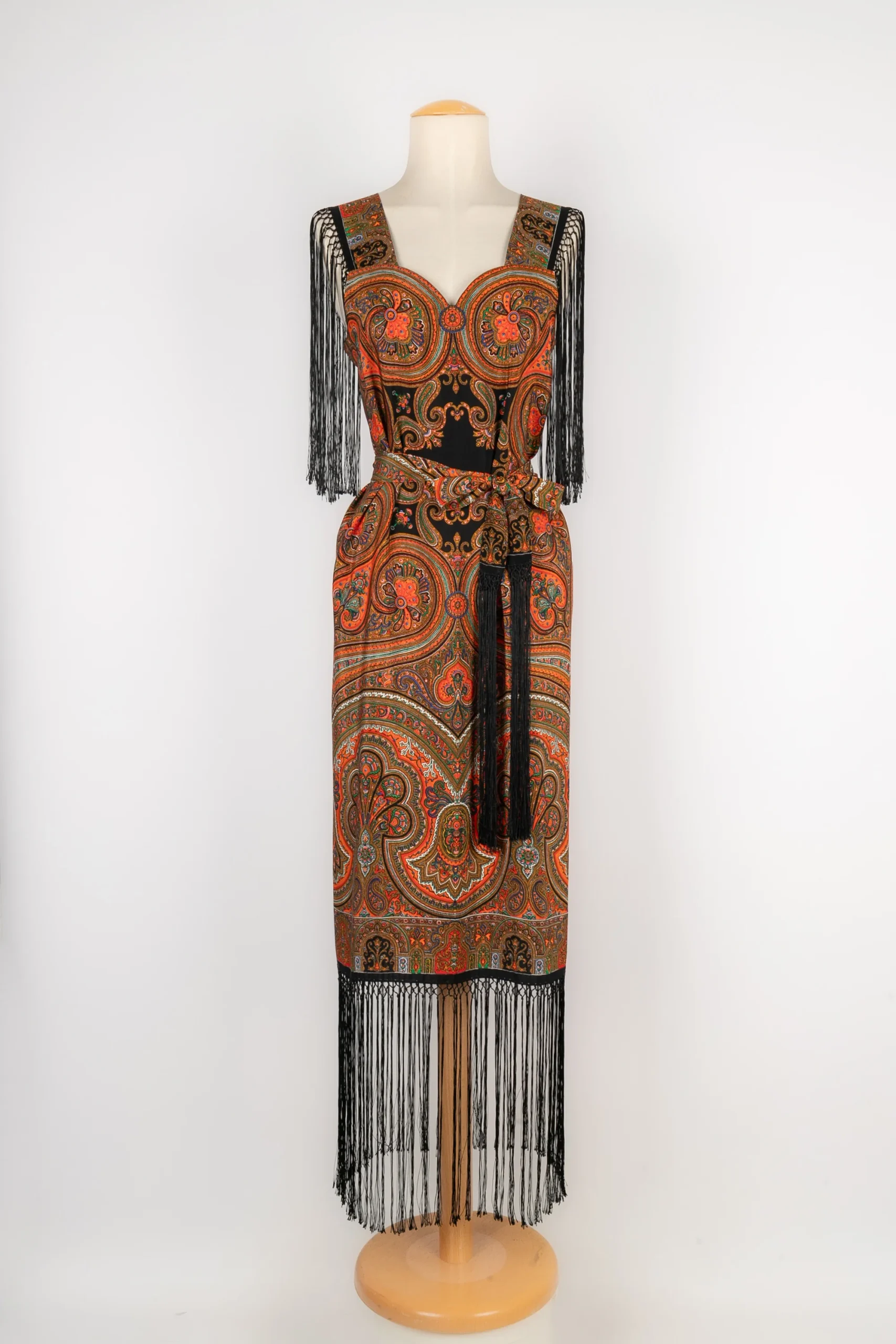 Robe en soie 1930's – Image 2