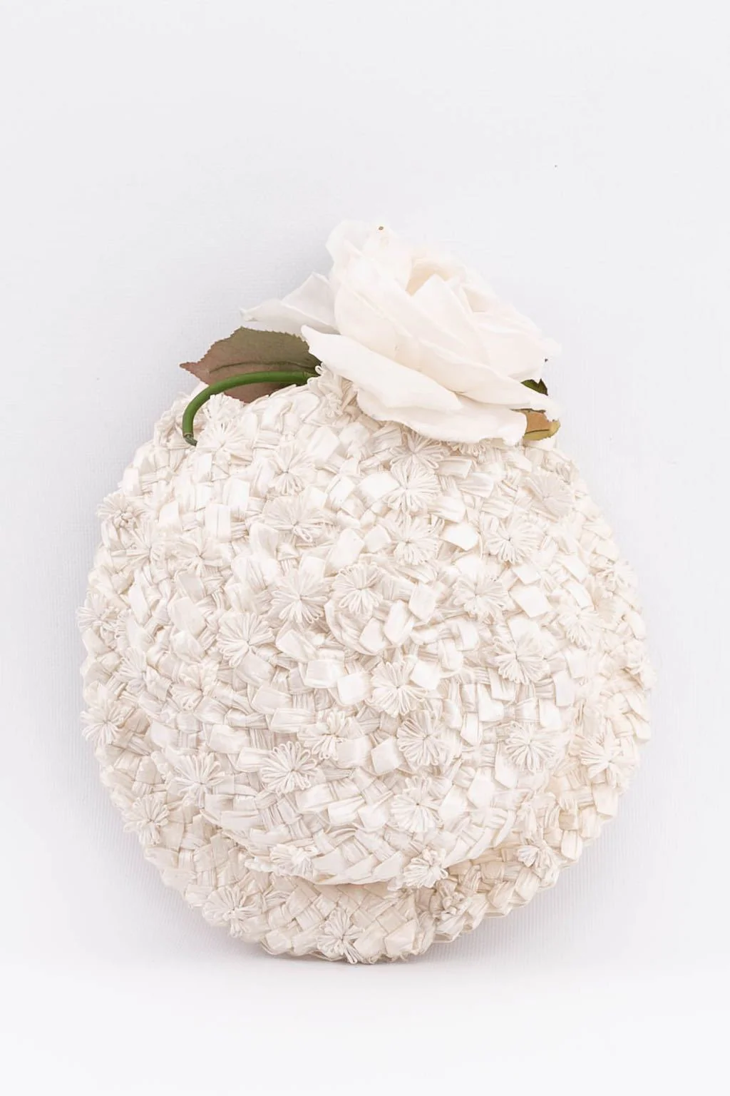 Chapeau en raphia blanc – Image 8