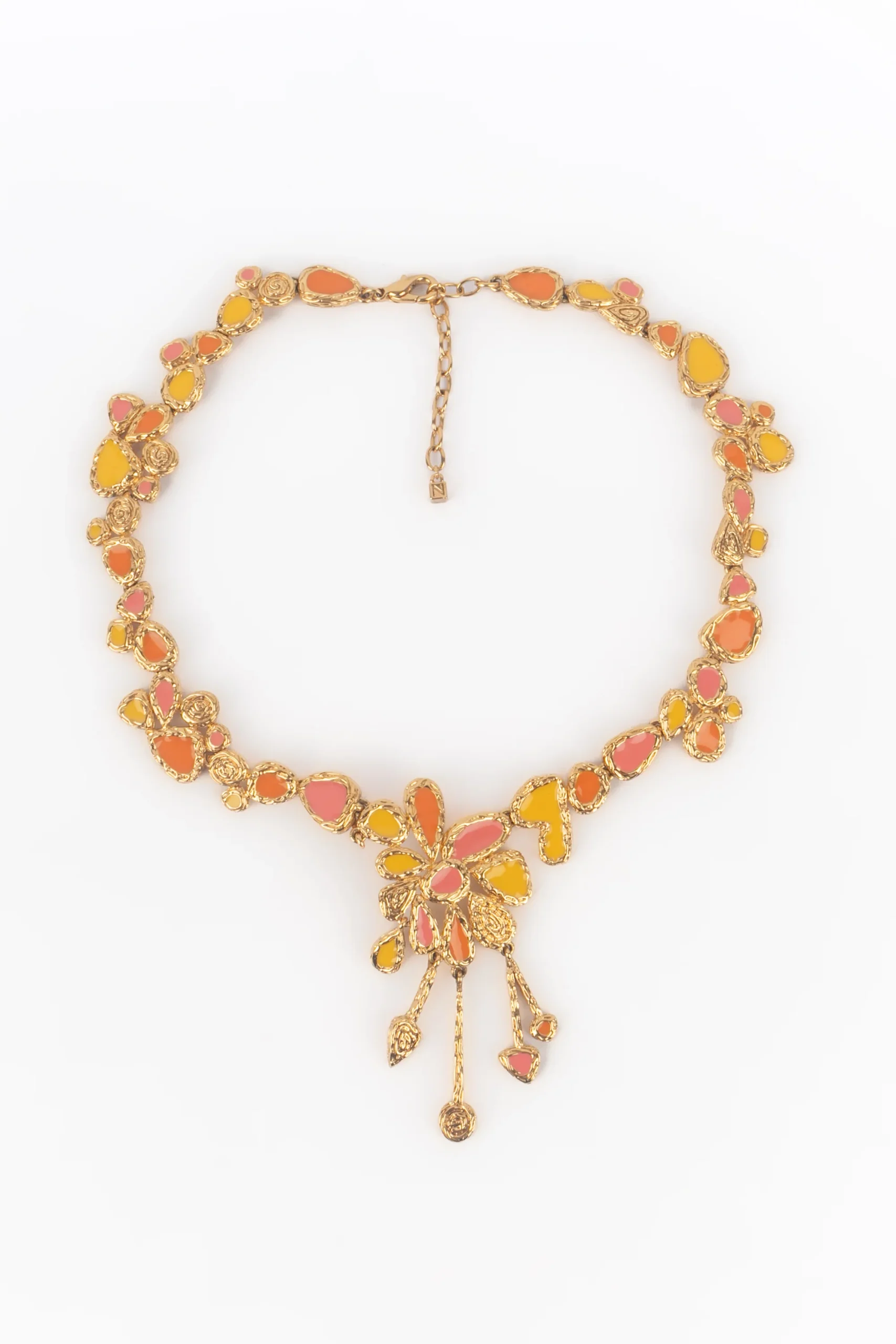 Collier émaillé Nina Ricci – Image 3