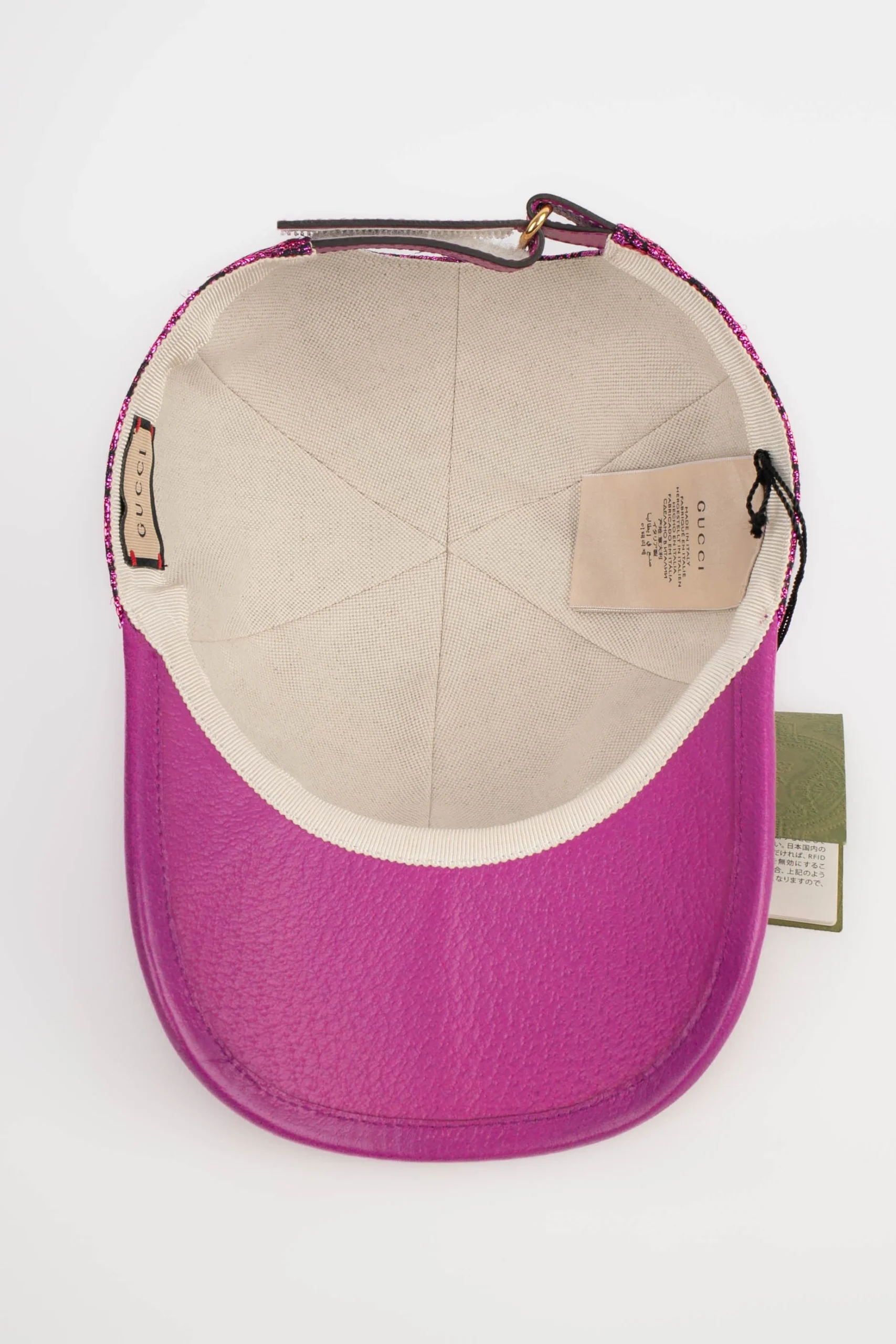 Casquette rose Gucci – Image 8