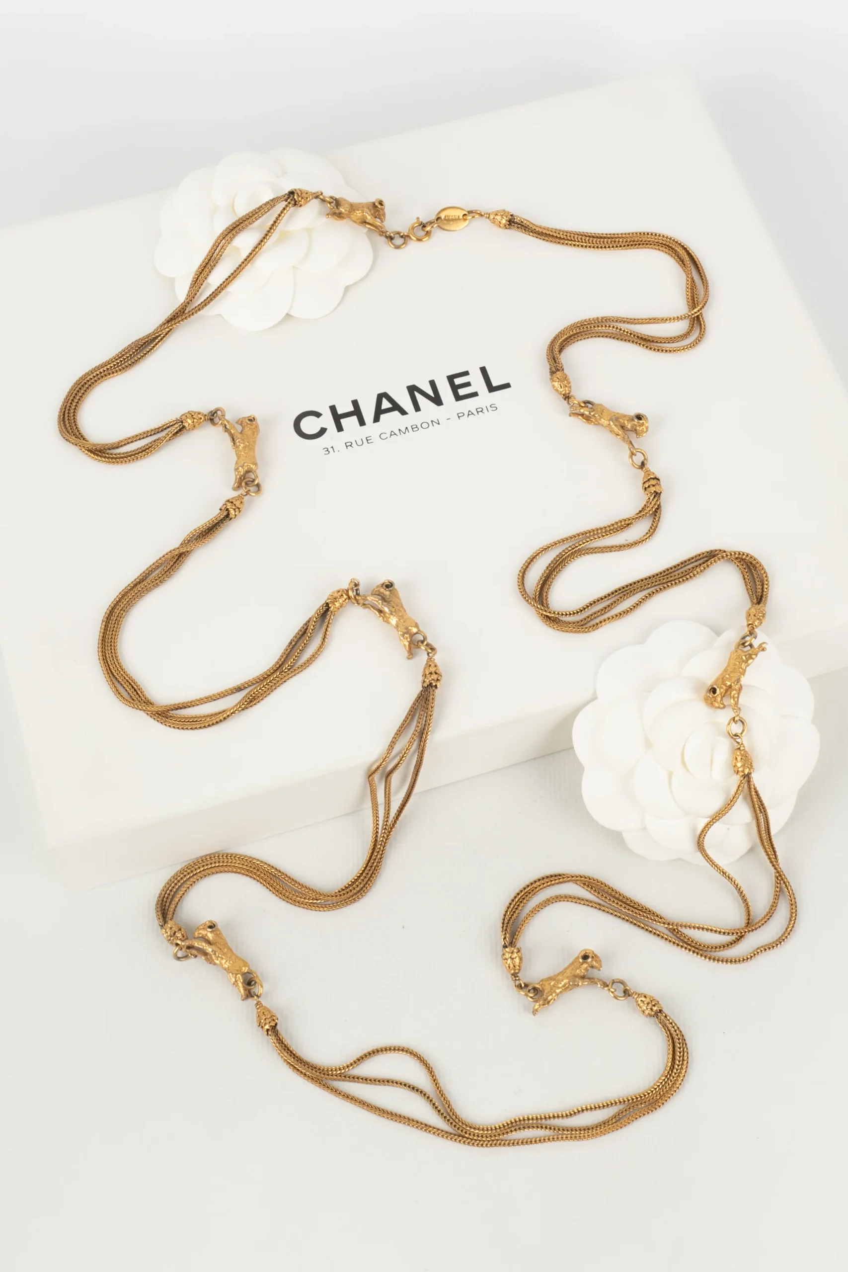 Collier "têtes de bélier" Chanel – Image 2