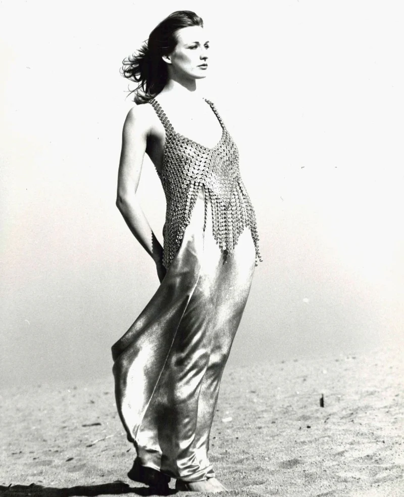 Top "Boutons" Paco Rabanne Haute Couture Eté 1970 – Image 5