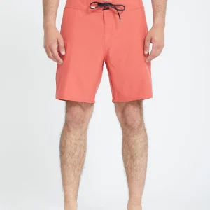 Boardshort Lido Solid Mod 18" - CRANBERRY