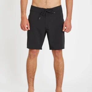 Boardshort Lido Solid Mod 18" - Black