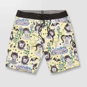 Boardshort Surf Vitals Ozzy Stoney 19" - GLIMMER YELLOW