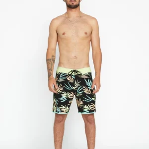 Boardshort Bleeding Leaf Mod 18" - BLACK