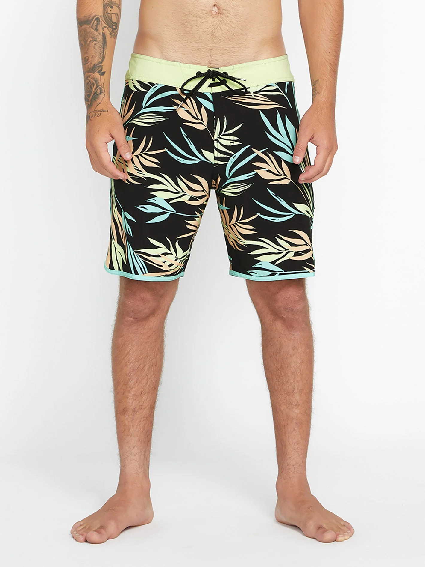 Boardshort Bleeding Leaf Mod 18" - BLACK – Image 5