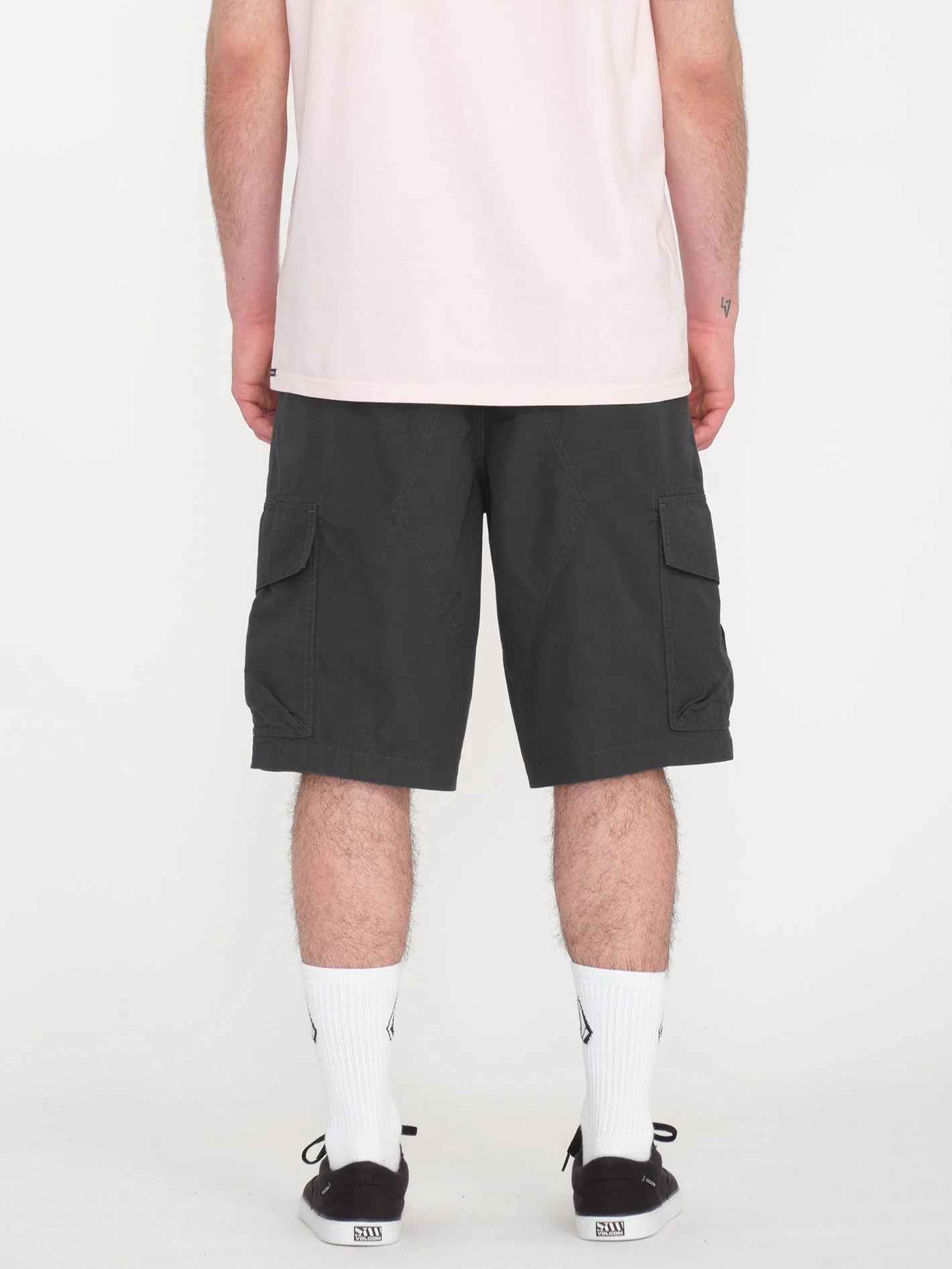 Short cargo Grande Barracks 22" - BLACK ASPHALT – Image 3