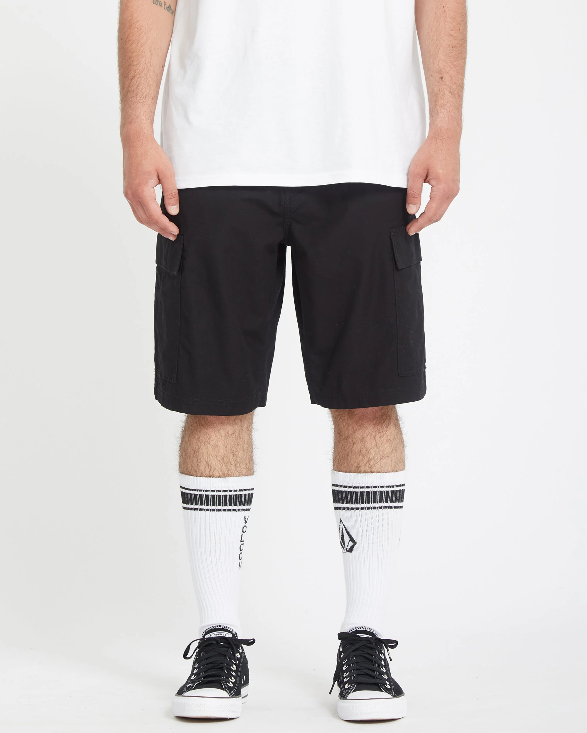 Short cargo Strange Tripper 22" - Black – Image 2