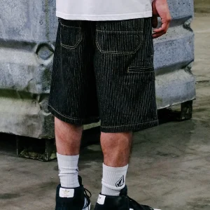 Short chino Work Dialed 22" - Black Stripe