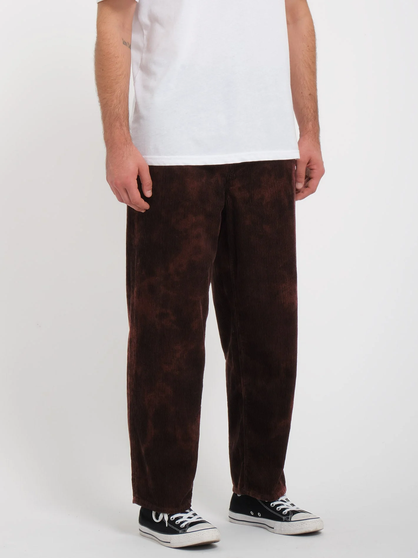 Pantalon côtelé Billow Tapered - BITTER CHOCOLATE