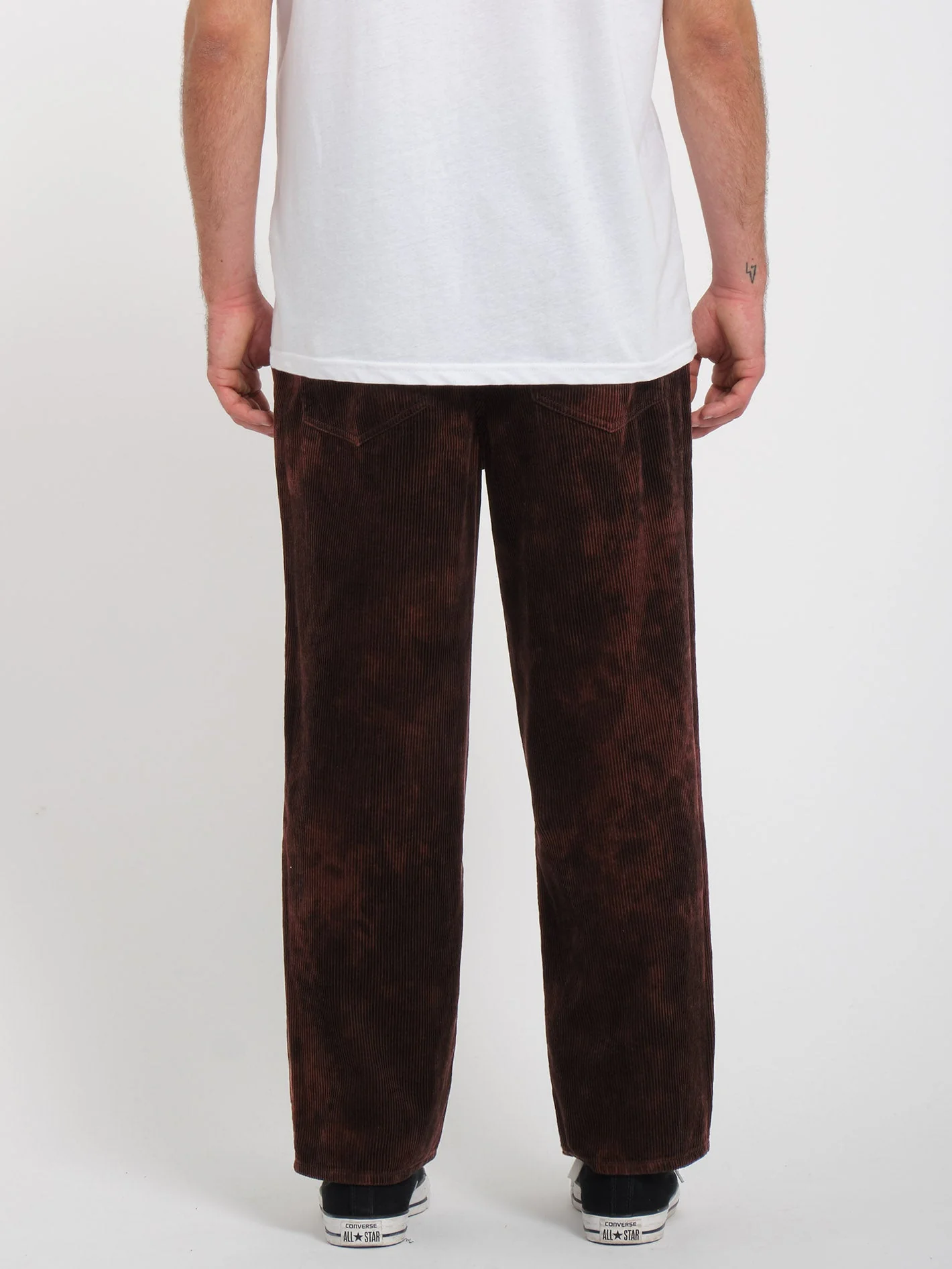 Pantalon côtelé Billow Tapered - BITTER CHOCOLATE – Image 4