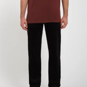 Pantalon Solver En Velours Côtelé 5 Poches - Black
