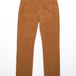 Pantalon Solver en velours côtelé 5 poches - TOBACCO