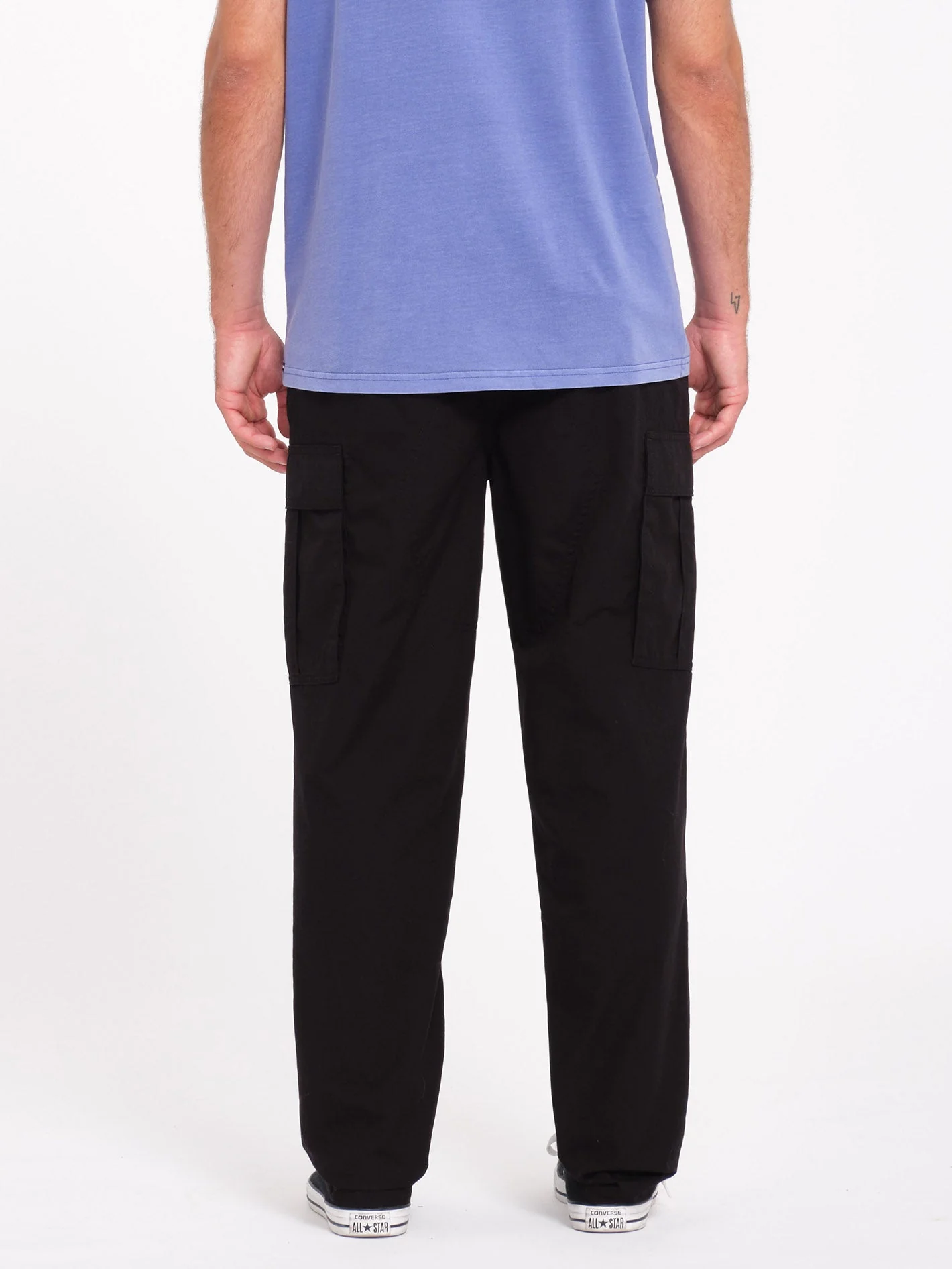 Pantalon Cargo Tapered Strange Tripper - BLACK – Image 3