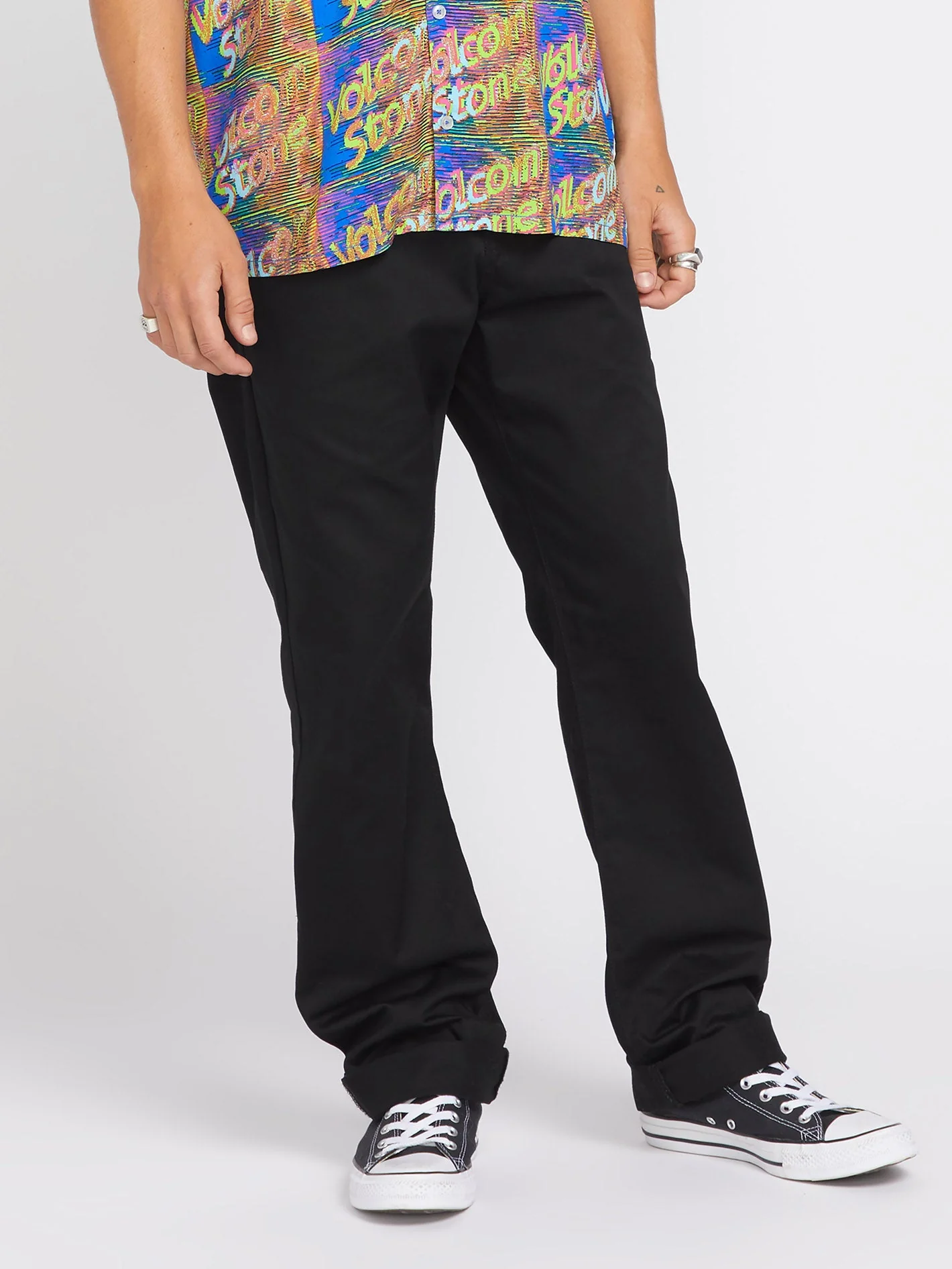 Pantalon chino Frickin Skate - BLACK – Image 2
