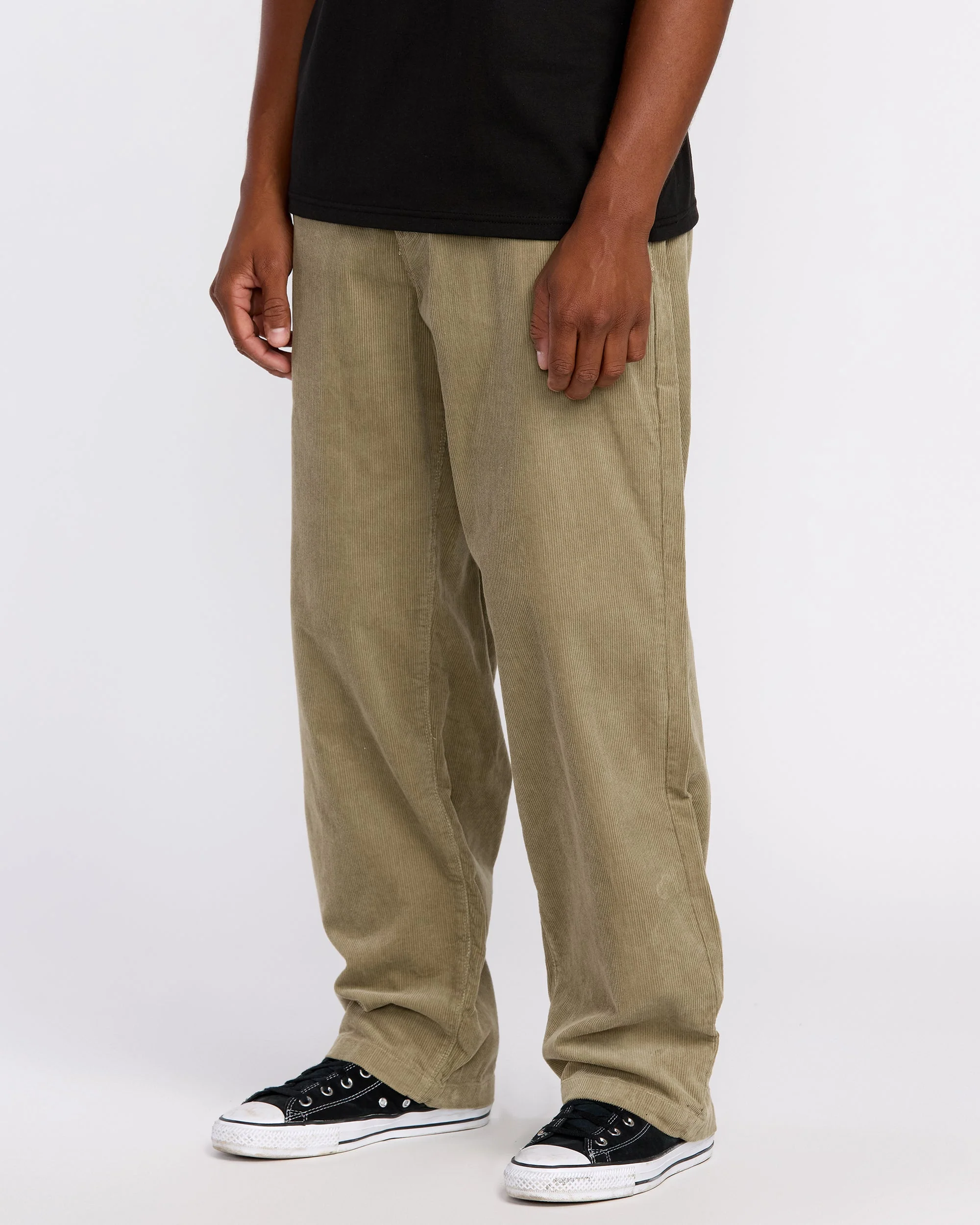 Pantalon Frickin Loose Tapered Corduroy - Khaki – Image 6