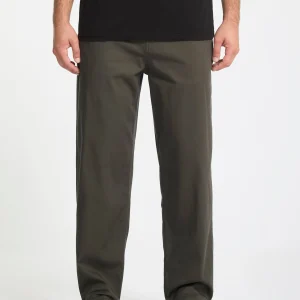 Pantalon À Taille Élastique Freazy Loose - Rinsed Black