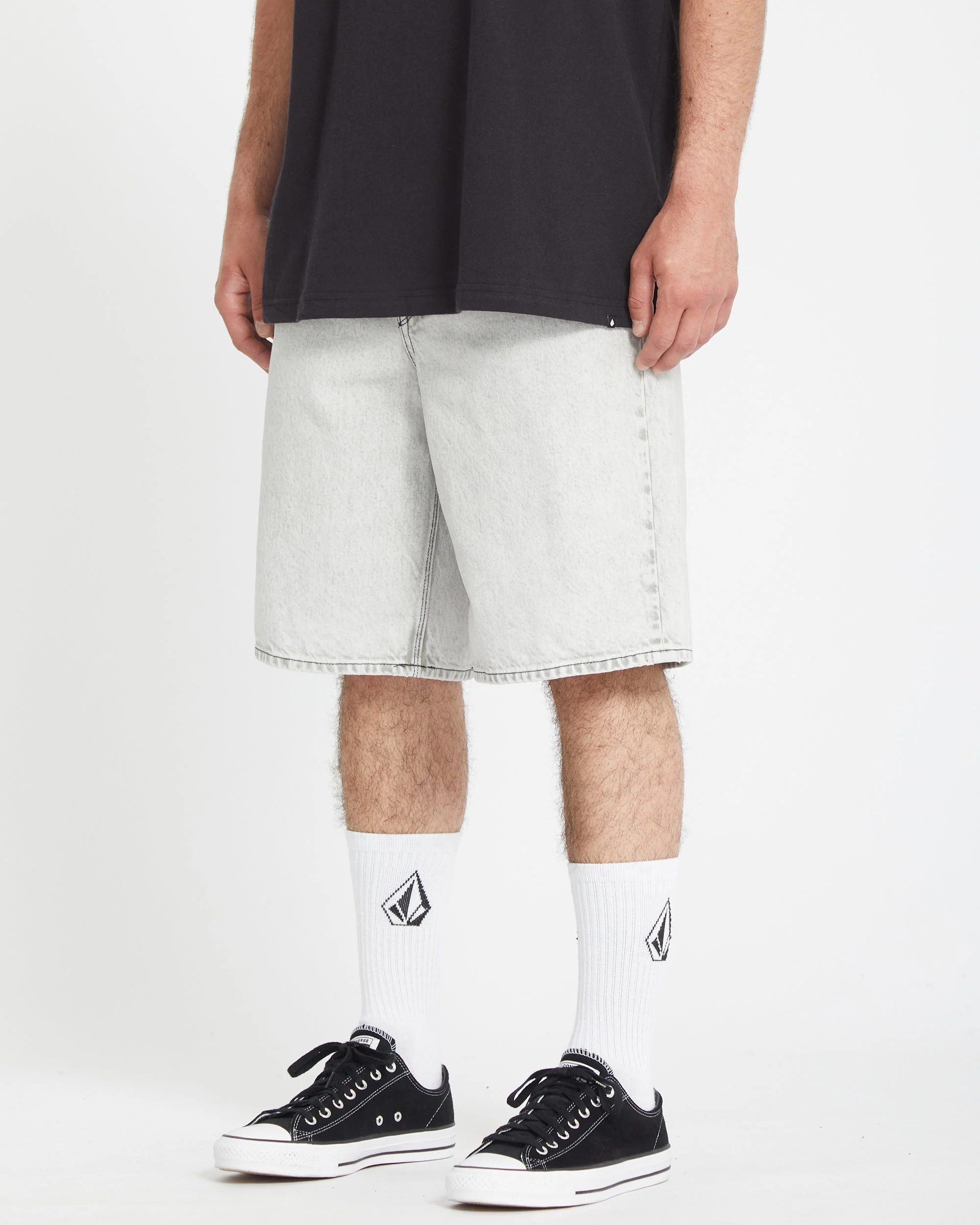 Short Denim Billow - BONE – Image 4