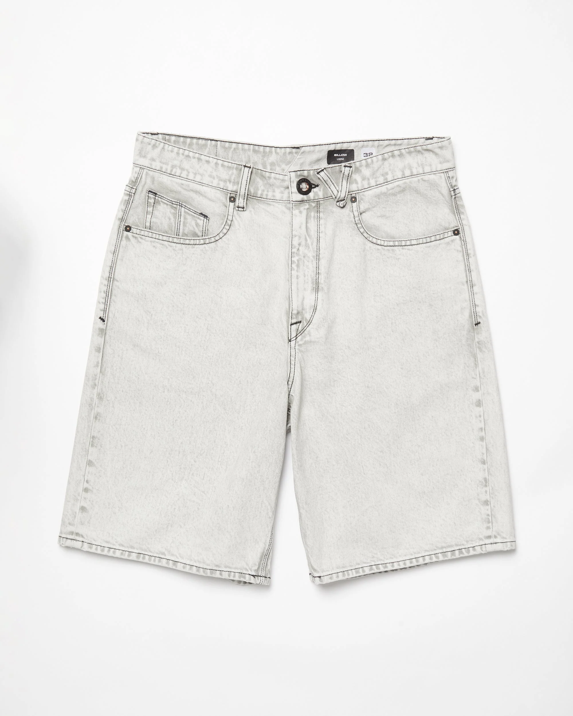 Short Denim Billow - BONE – Image 9
