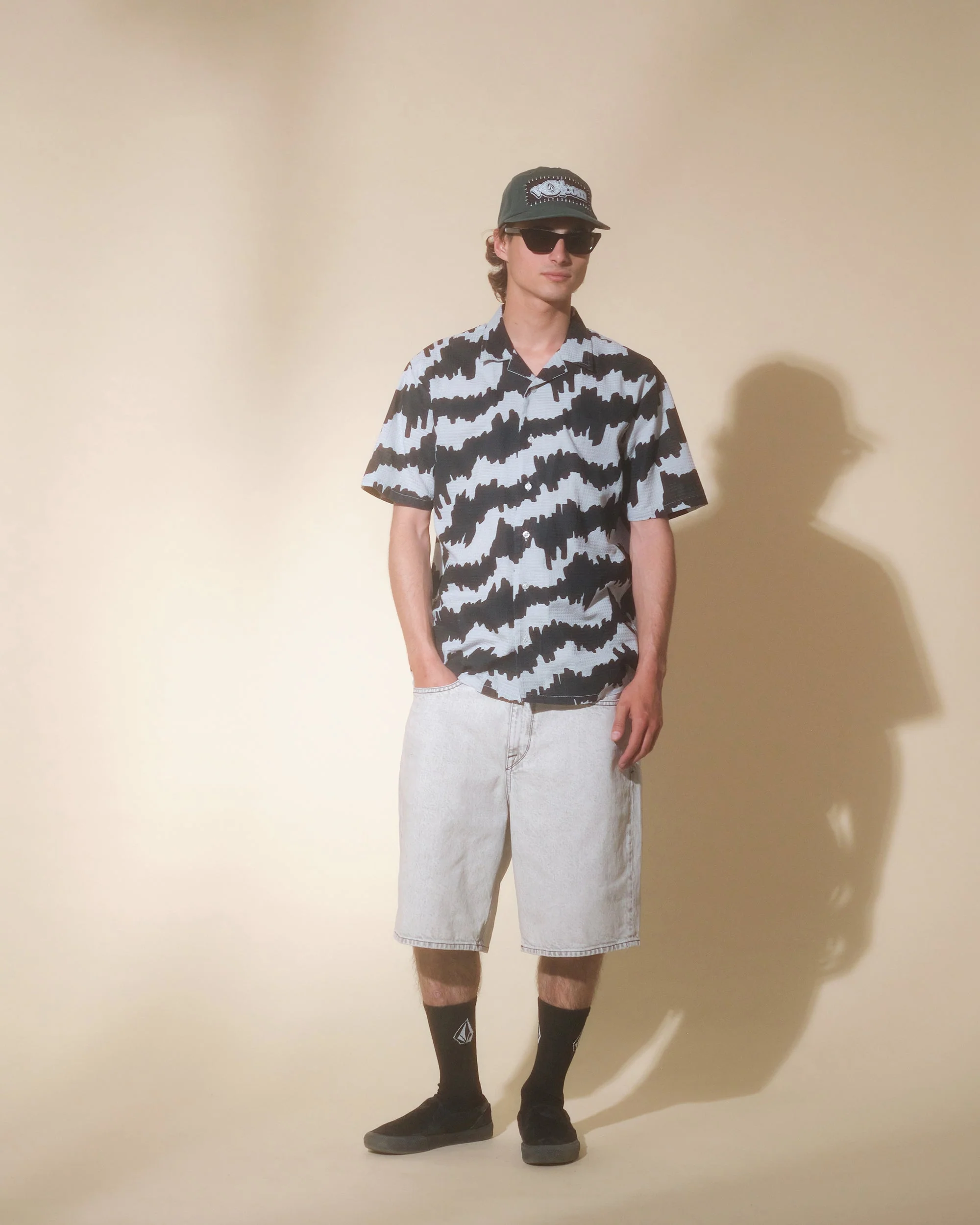 Short Denim Billow - BONE – Image 6