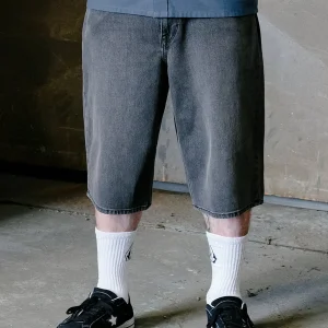 Short en denim Chillow 24" - Black Grey