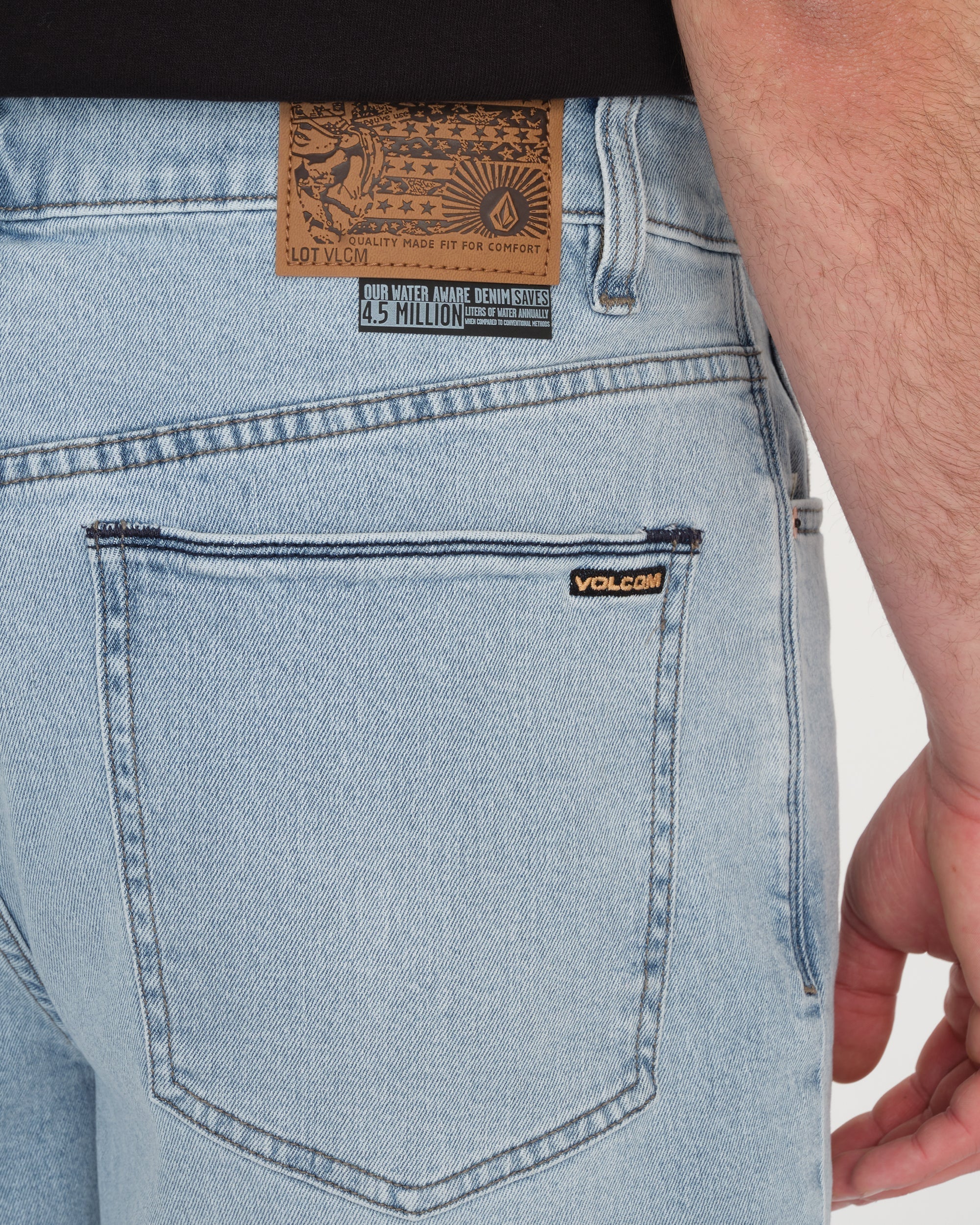Short en denim Billow 22" - Desert Dirt Indigo – Image 5