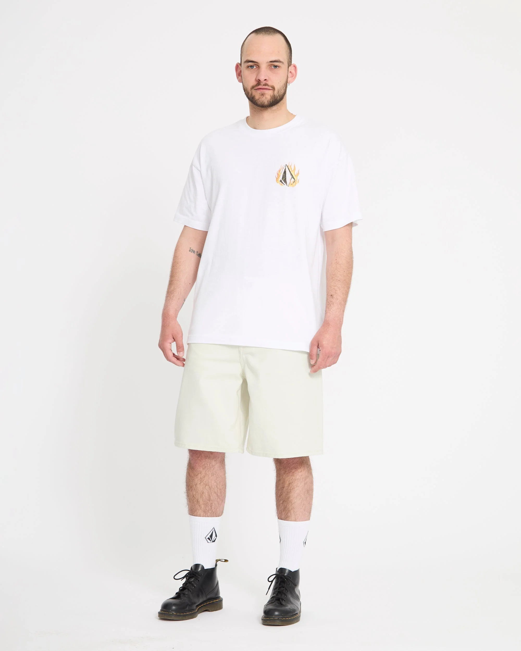Short en denim Billow 22" - Dirty White – Image 8