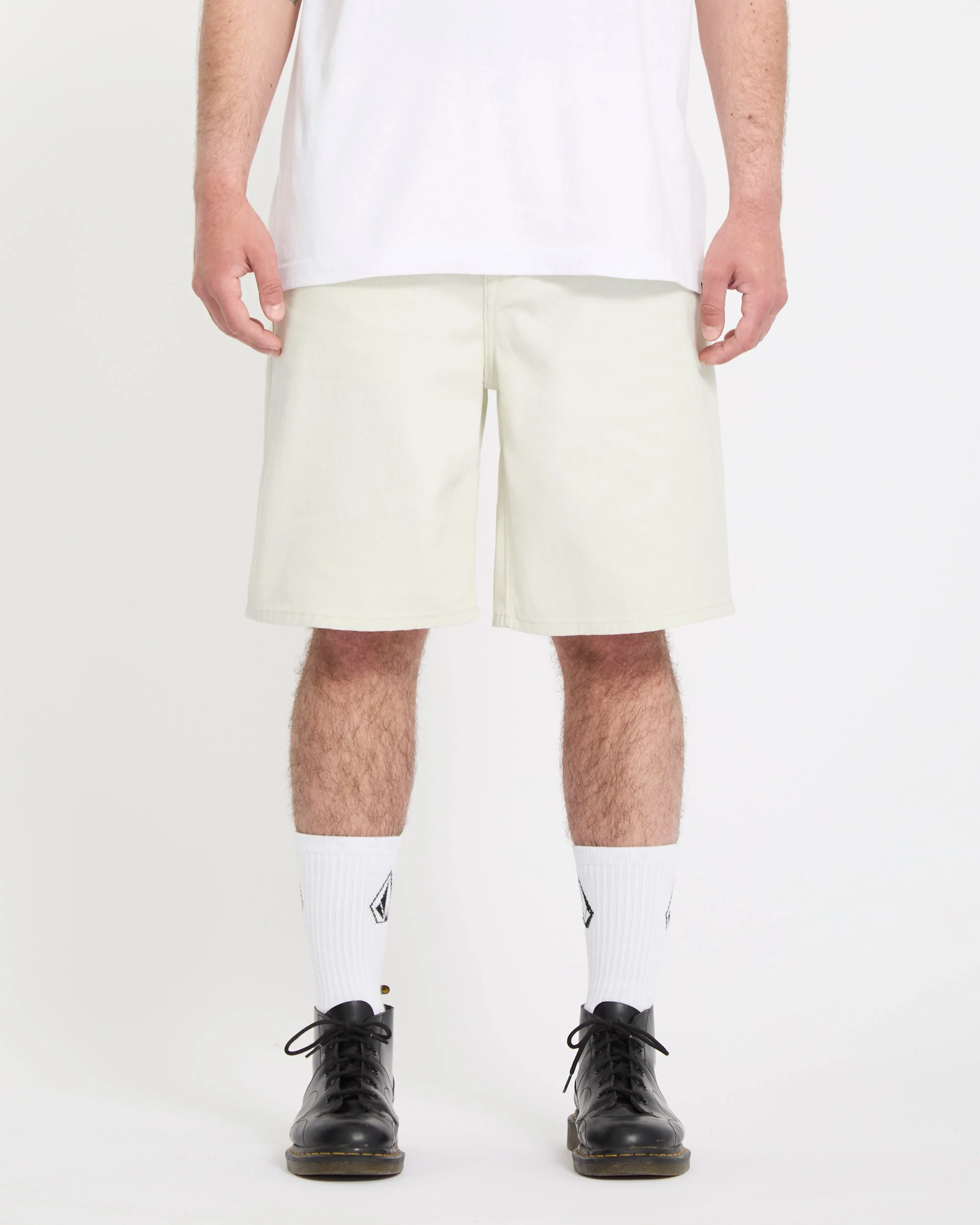 Short en denim Billow 22" - Dirty White – Image 4