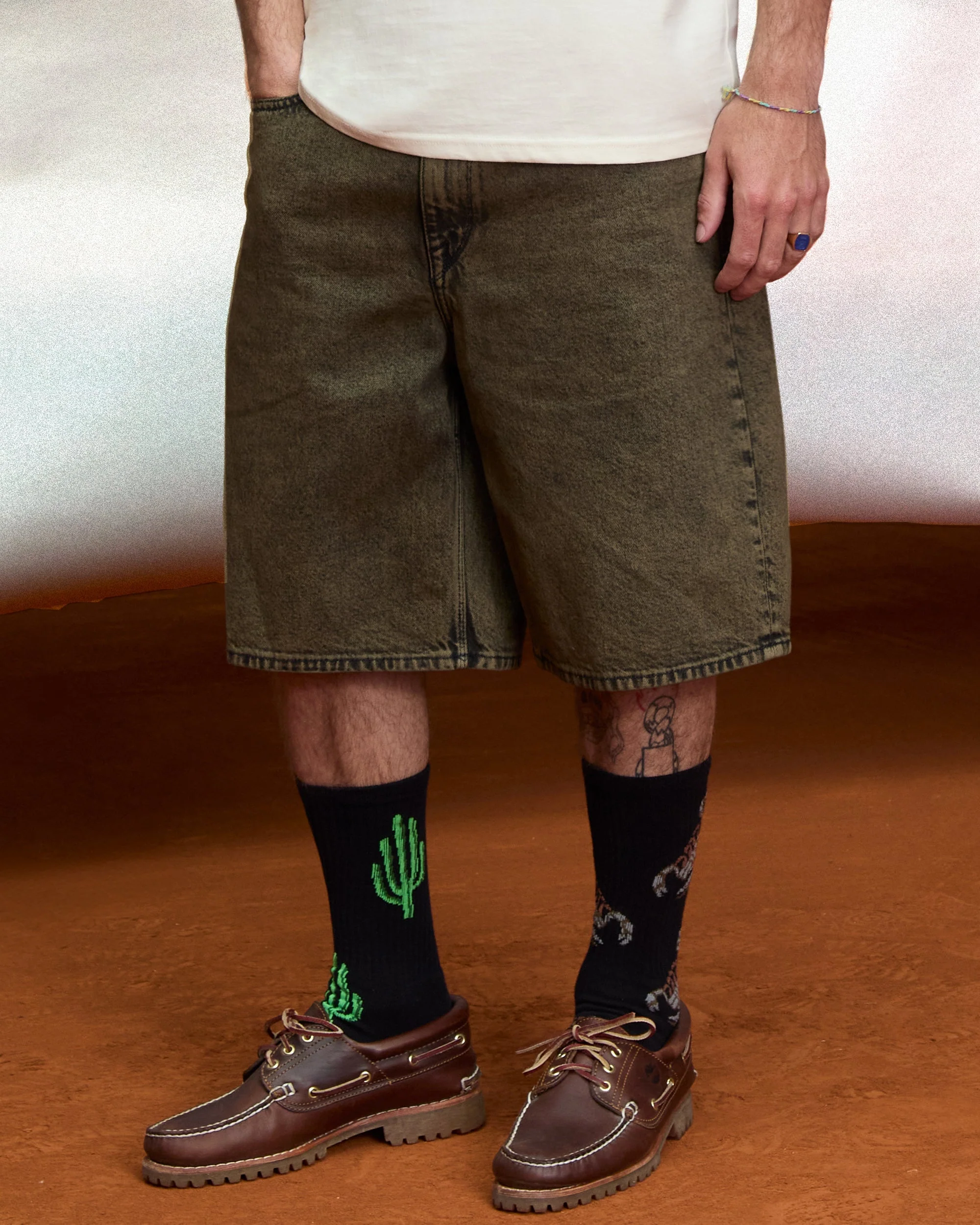 Short en denim Billow 22" - Sage Leaf – Image 2