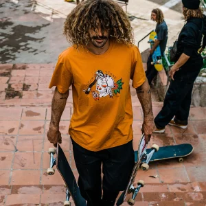 T-shirt Lintell - SAFFRON