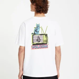 T-shirt Catv - WHITE