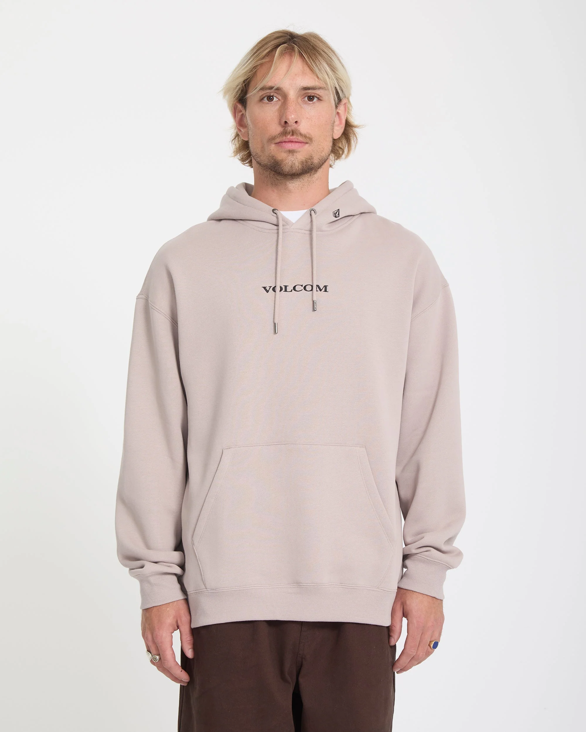 Sweat à capuche Volcom Stone - Bark Brown – Image 2