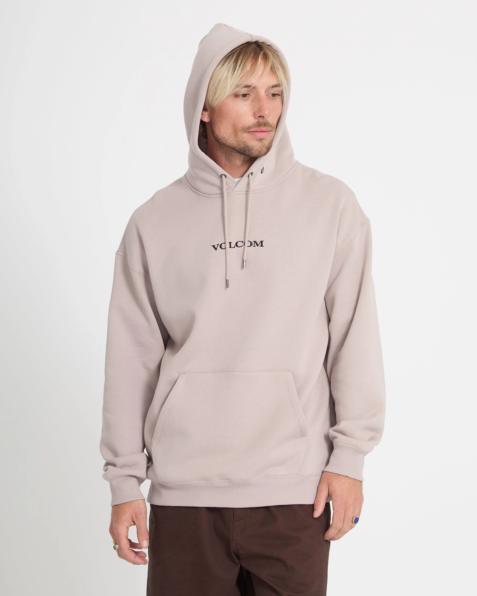 Sweat à capuche Volcom Stone - Bark Brown – Image 7