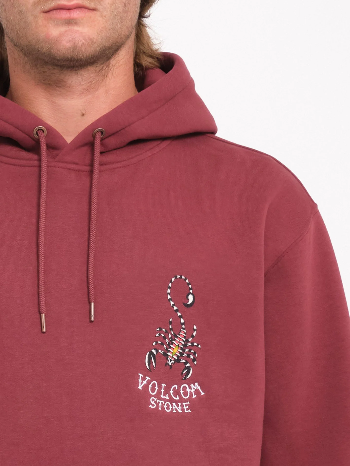 Sweat à capuche Lintell - MERLOT – Image 6