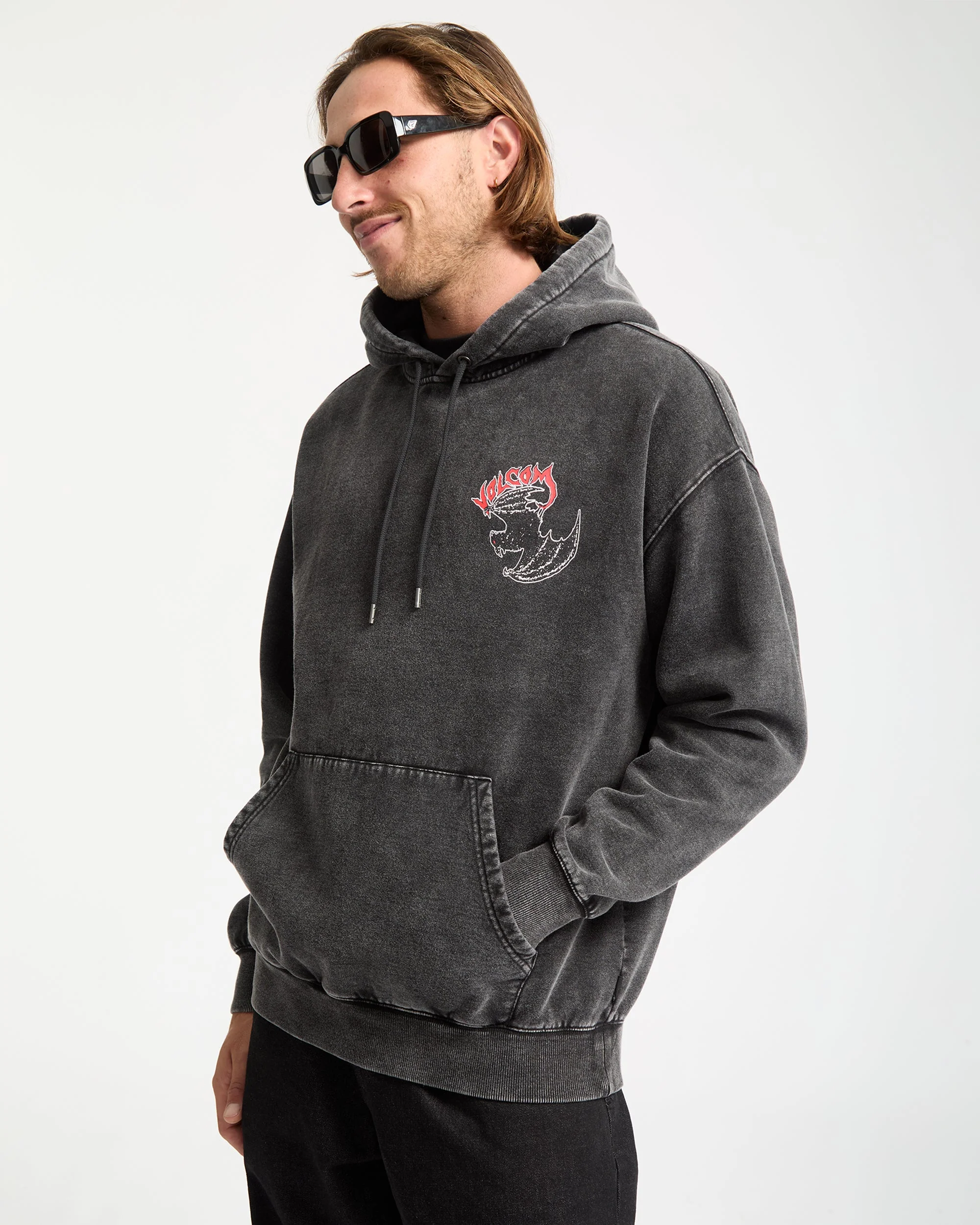 Sweat À Capuche Nightwasher - Light Acid Black – Image 6