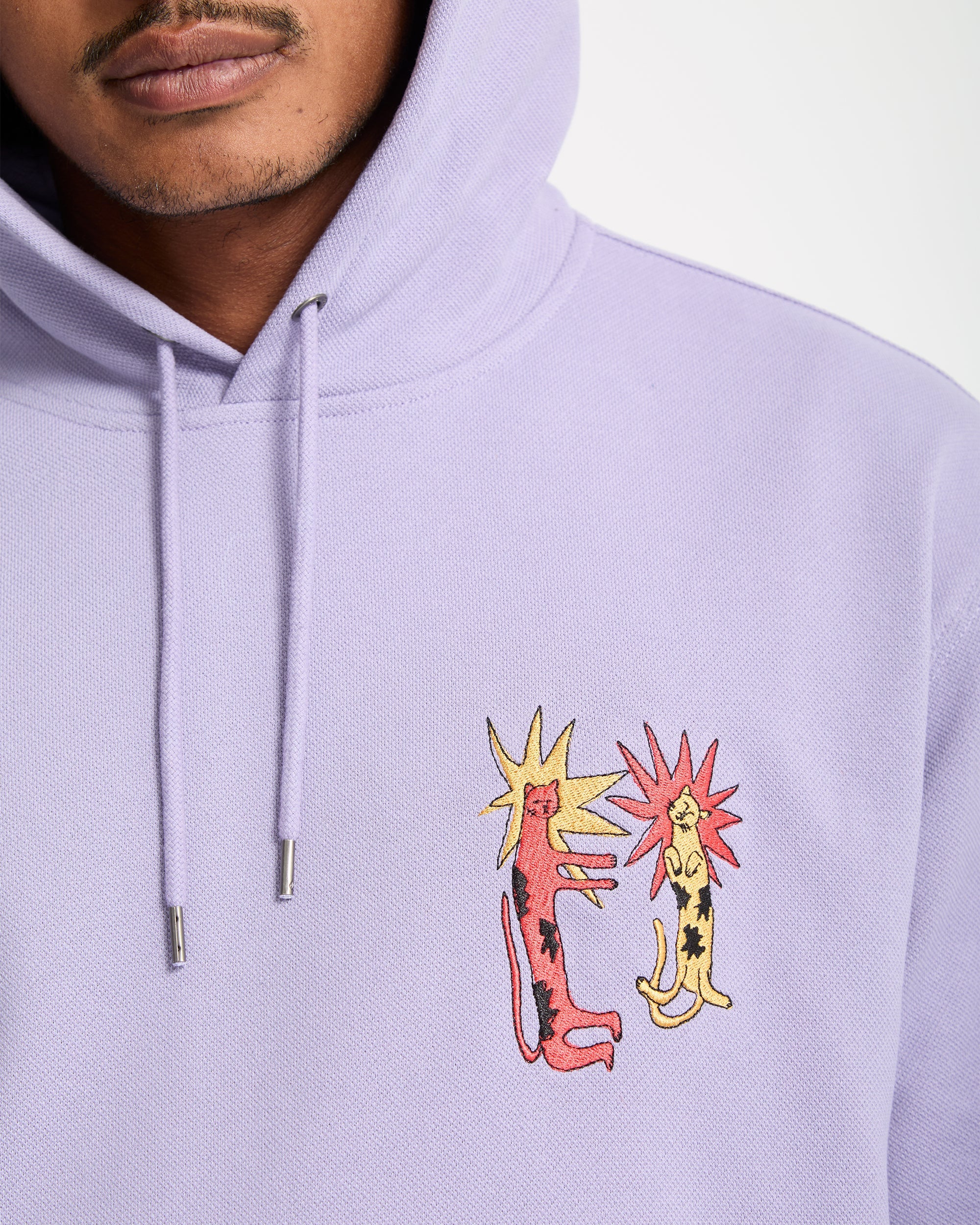 Sweat À Capuche Longo Cats - Purple Ash – Image 7