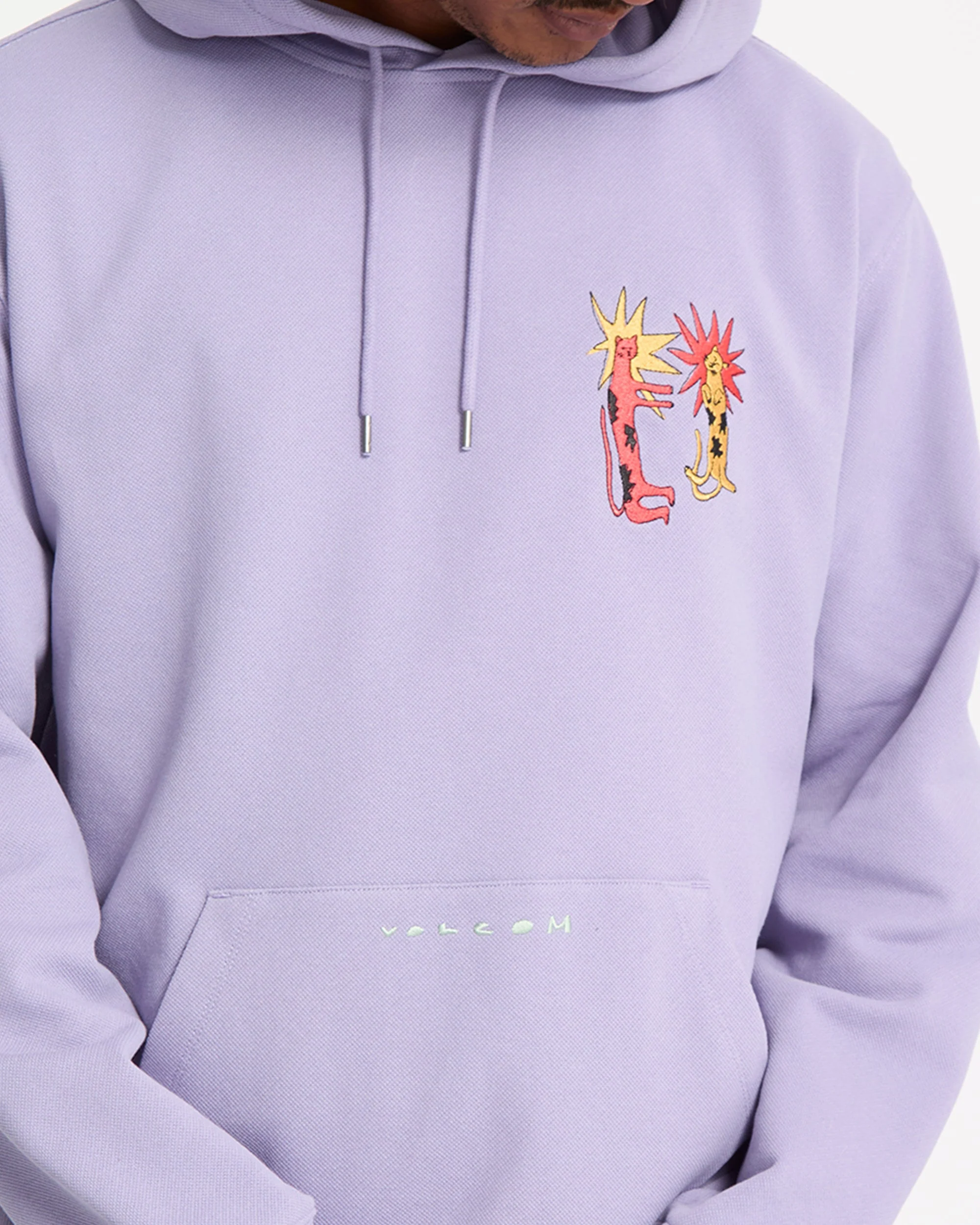 Sweat À Capuche Longo Cats - Purple Ash – Image 9